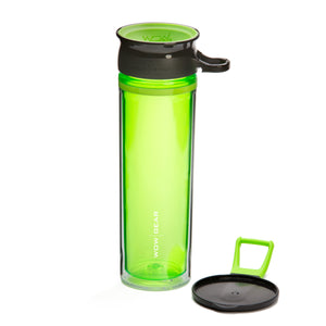 WOW GEAR 360° Double-Walled TRITAN™ Water Bottle - Green, 20 OZ / 600 ml