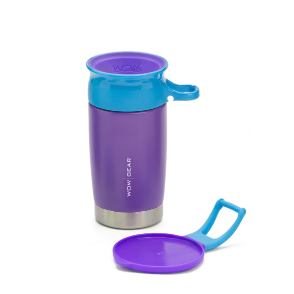 WOW GEAR 360° Double Walled Stainless Insulated Water Bottle - Purple