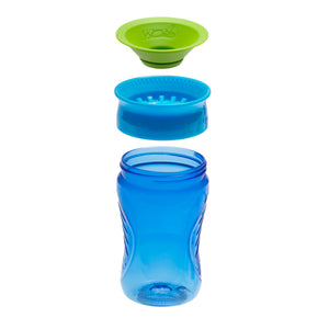 WOW CUP for Kids 360 Drinking Cup Twinpack - Blue/Green , 2 X 10 oz. /2 x 296 ml