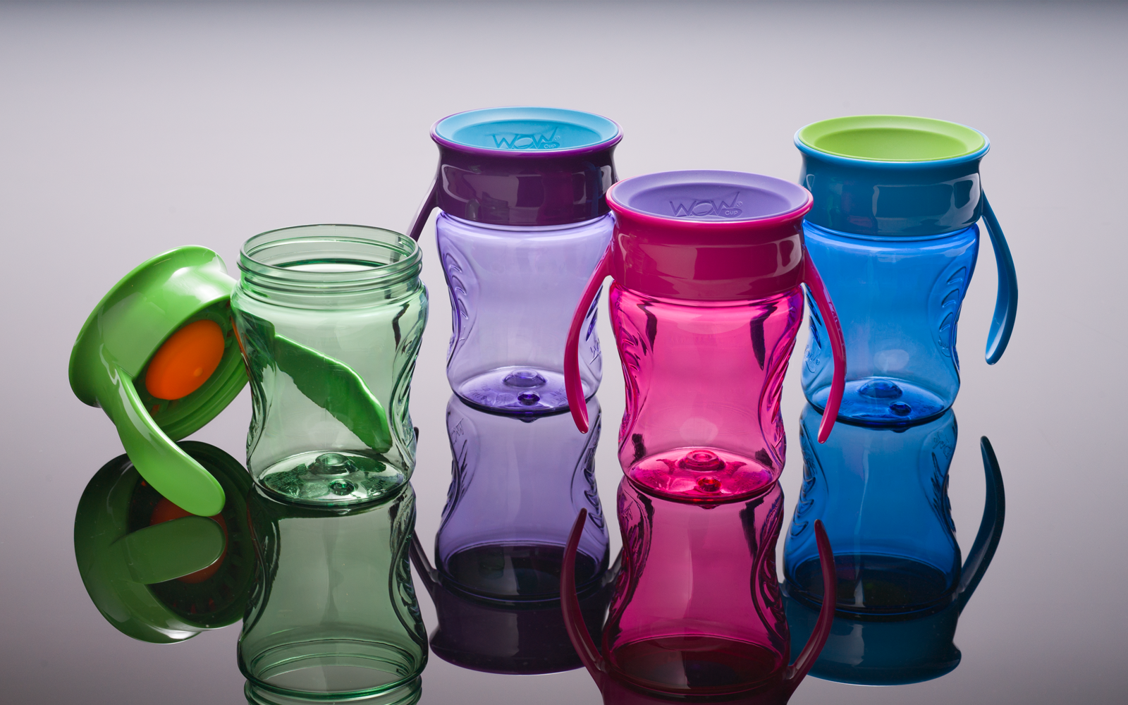 Wow Cup Mini 360 Sippy Cup 2-Pack - 12 Oz Spill-Proof Toddler Cups In Aruba Blue