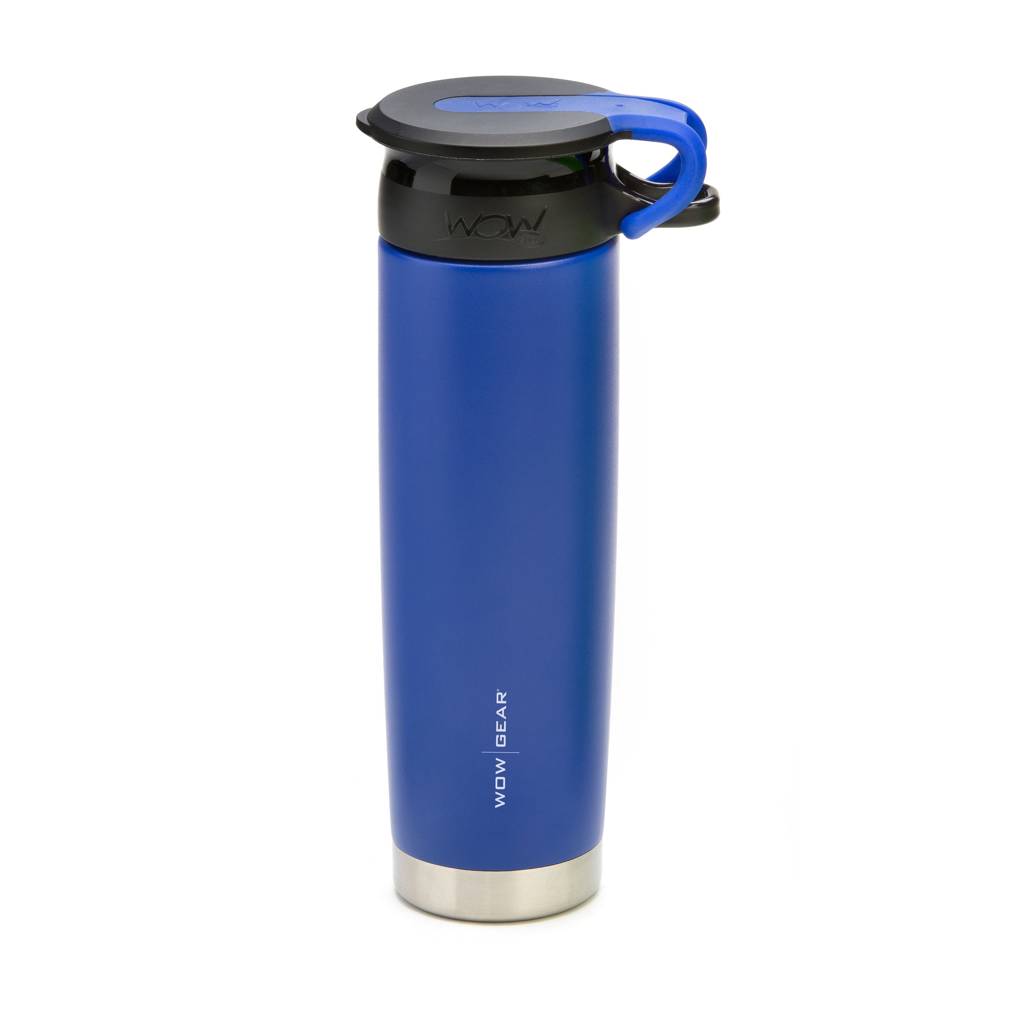 WOW GEAR 360° Double Walled Stainless Insulated Water Bottle - Blue, 2