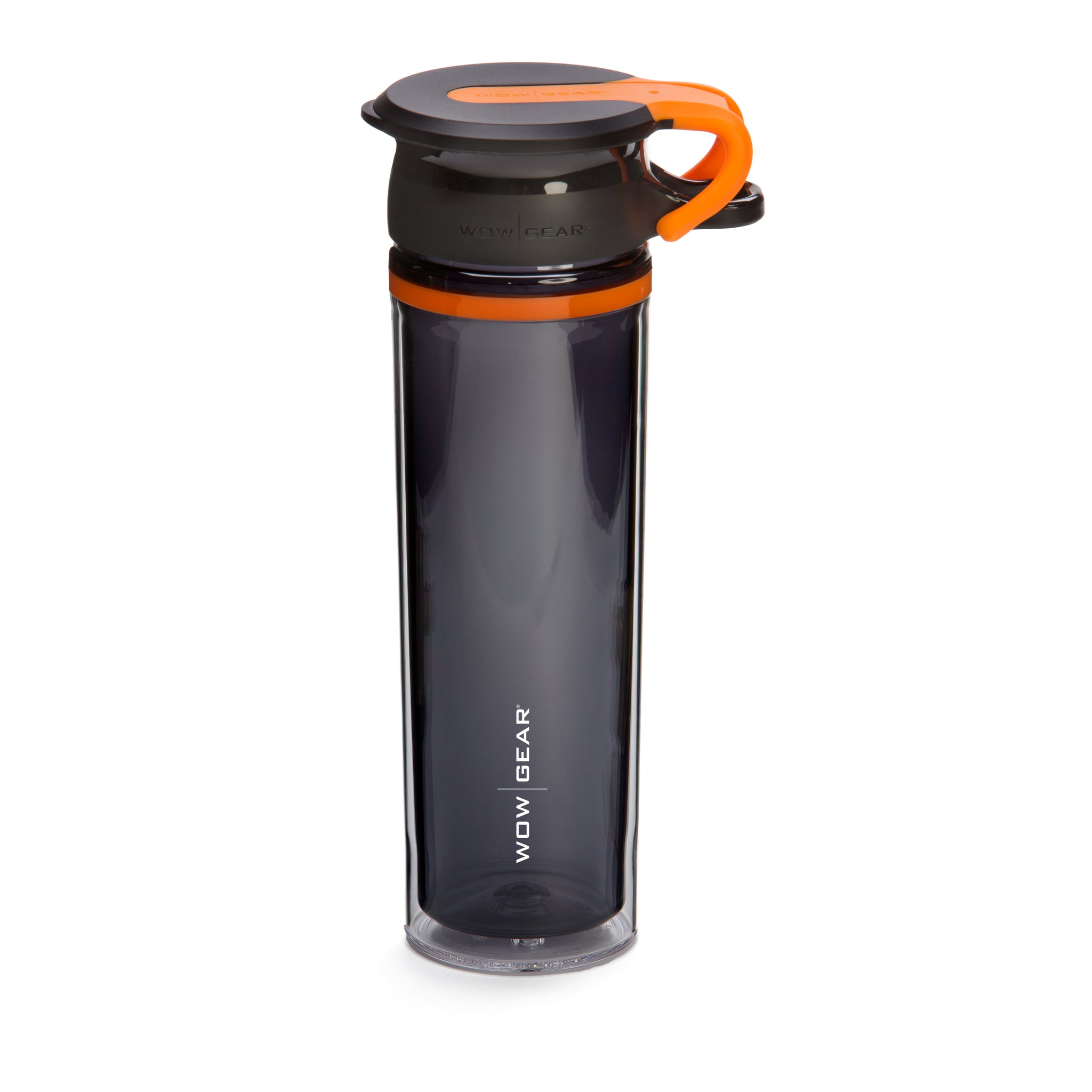 Dual Use Water Bottle 600ml Innovative Dual Use Water Bottle Straw Water Cup for Home Outdoor Camping Sport(Black)
