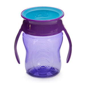 WOW CUP for Baby Transition Cup Purple / Teal Blue
