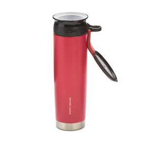 WOW GEAR 360° Double Walled Stainless Insulated Water Bottle - Red, 22 OZ / 650 ML