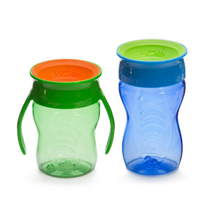 WOW CUP Stages Two-Pack - Blue Kids and Green Baby Cups