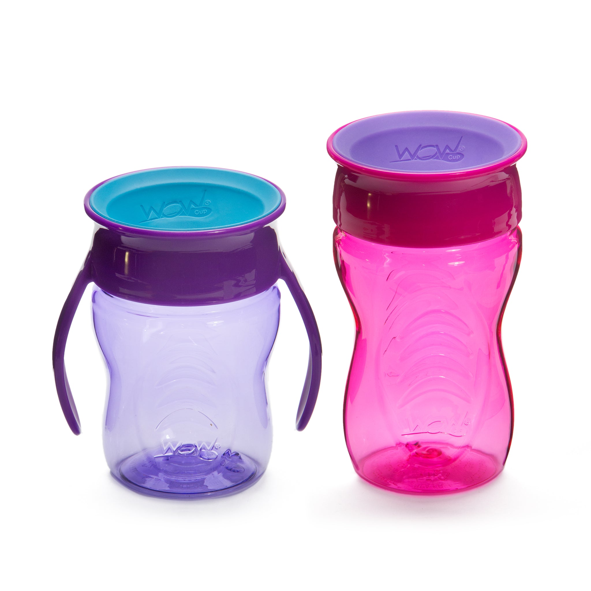 taxi Woord Enzovoorts WOW CUP Stages Two-Pack - Pink Kids and Purple Baby Cups - WOW GEAR